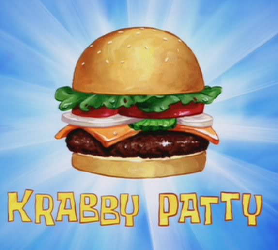 This is a picture of a Krabby Patty